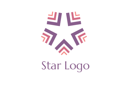 abstract star logo