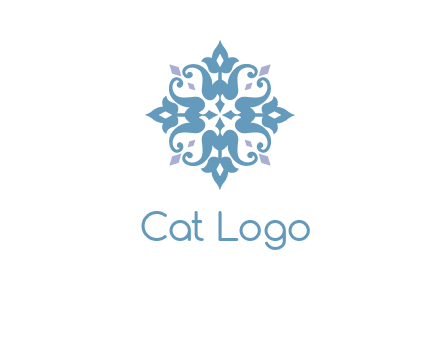 floral ornament logo