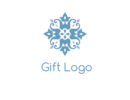 floral ornament logo