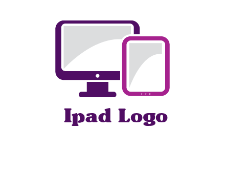 monitor and tablet logo