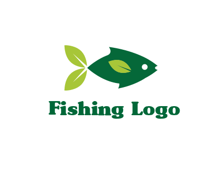 fish with leaves logo