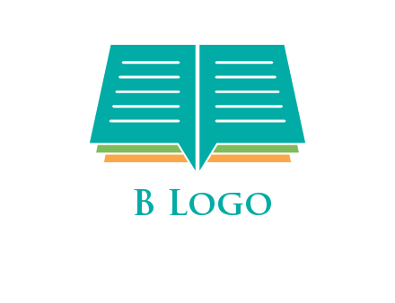 book and chat bubbles logo