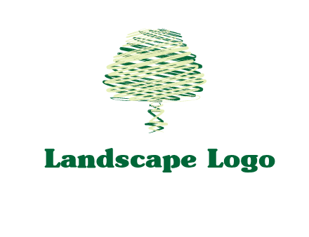 scribble tree logo