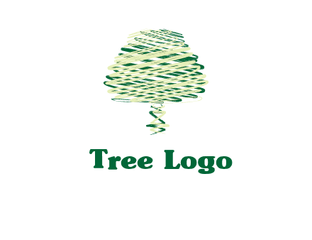 scribble tree logo