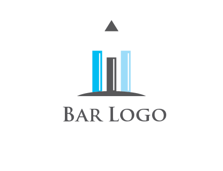 bars and pencil logo