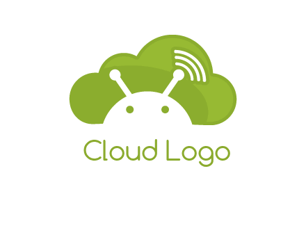 android in cloud information technology logo