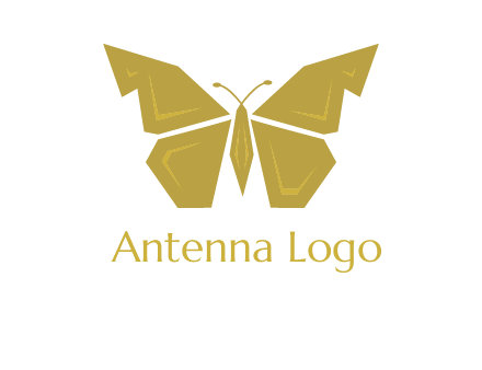 geometric butterfly icon