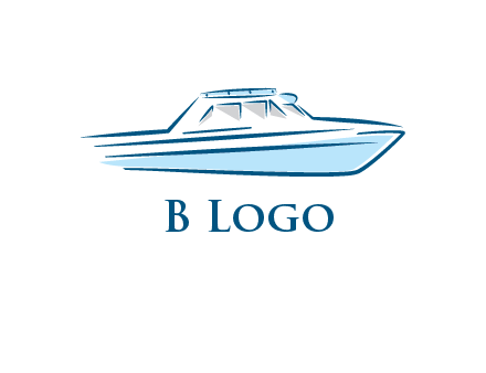 yacht icon for water sports logo