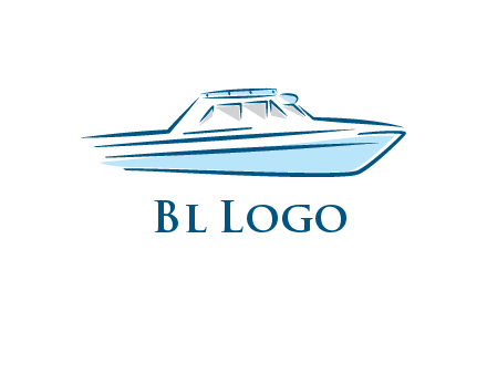 yacht icon for water sports logo