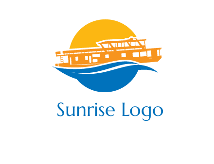 sea cruise travel logo