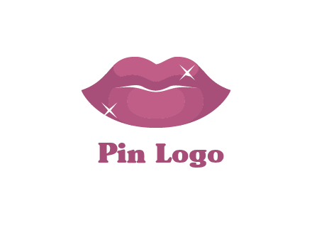 shiny lips beauty logo