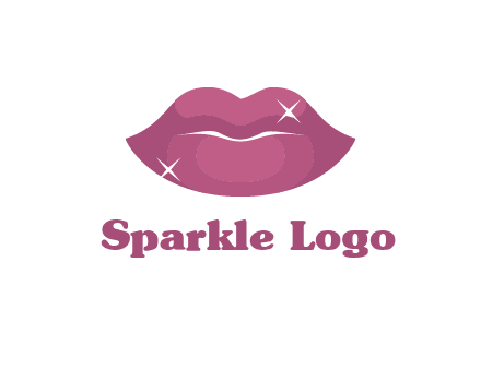 shiny lips beauty logo