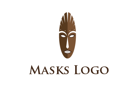 wooden mask entertainment log