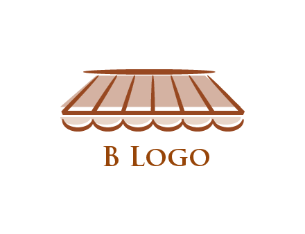 line art shade decor logo