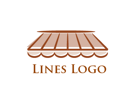 line art shade decor logo