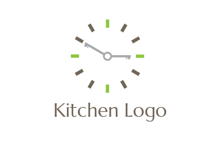 keys in clock rental logo