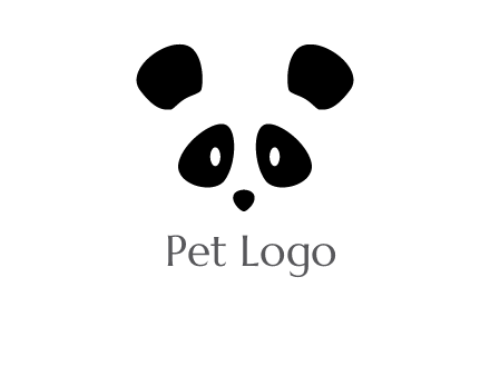 panda face gift logo