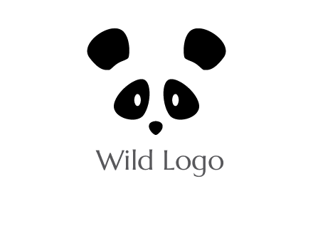 panda face gift logo