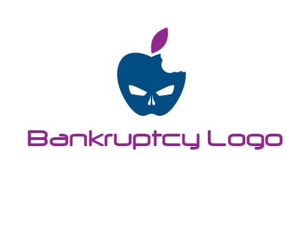 games logo with mask in apple