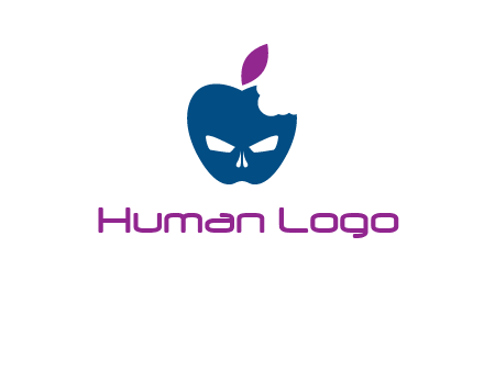 games logo with mask in apple