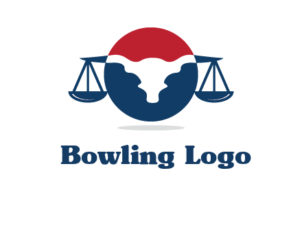 bull face scale law logo