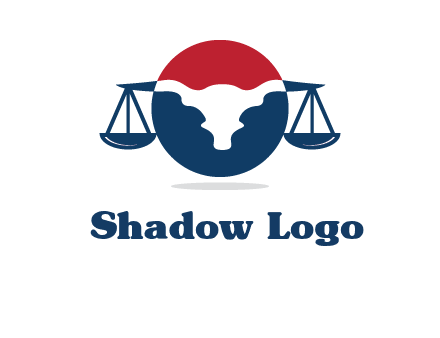 bull face scale law logo