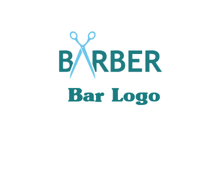 scissor barber logo