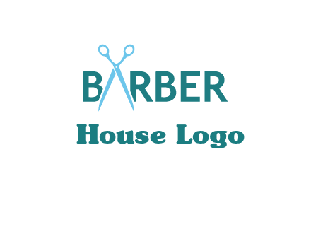 scissor barber logo