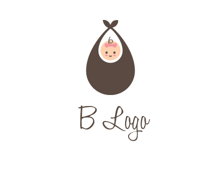 baby bib childcare logo